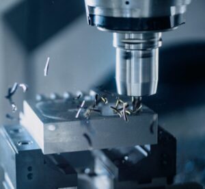 CNC-machine-grinding-steel